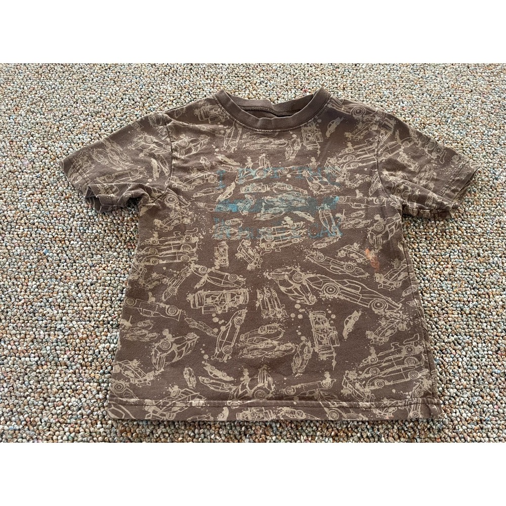 Okie Dokie Boys Brown Car T-Shirt 5T